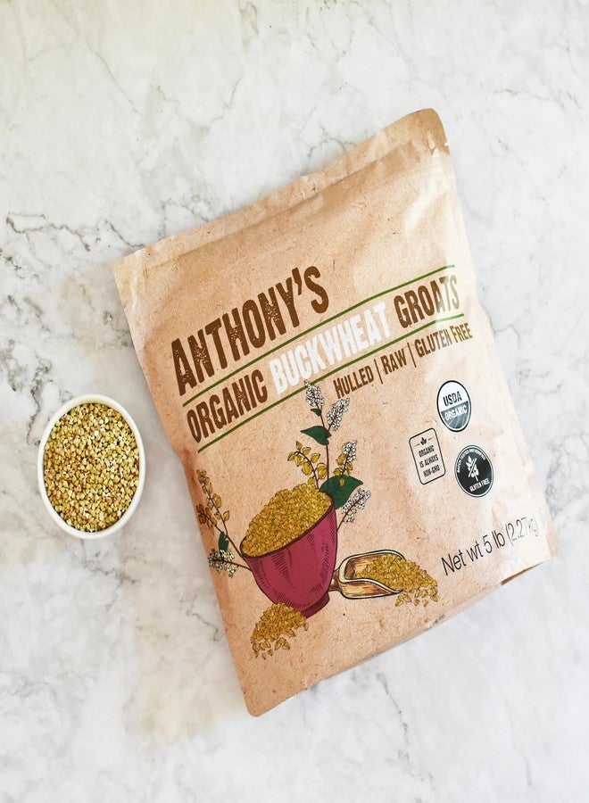 Anthony's Organic Hulled Buckwheat Groats, 5lb, Gluten Free, Non GMO - Image 5
